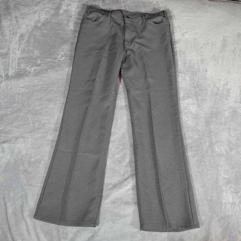 Vintage Levis Dacron Pleated Pants Mens 40x32 (Fits 38x32) Made In USA 90s